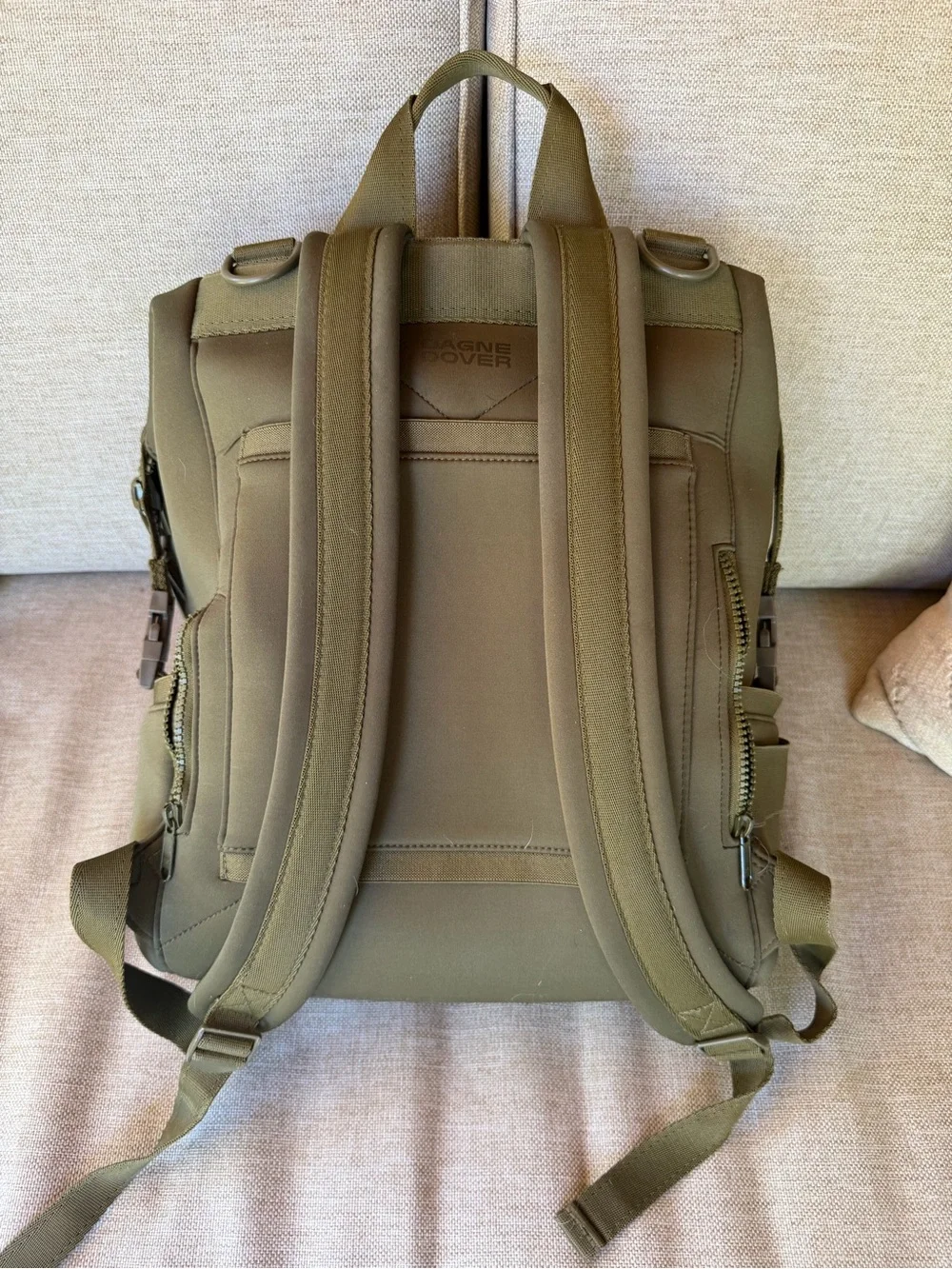 Dagne Dover Olive Green Compact Diaper Bag / Backpack